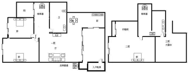 凤凰水城南岸  3室2厅3卫   7083.00元/月室内图