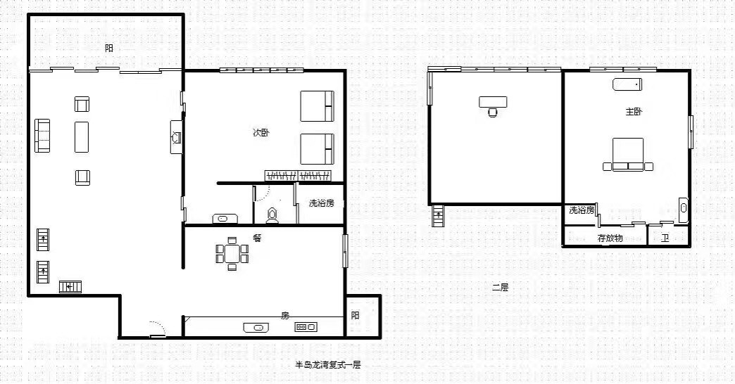 半岛龙湾  3室2厅2卫   450.00万客厅