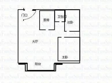 昌达新世纪花园  2室2厅1卫   230.00万客厅