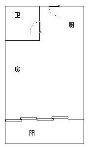 华庭天下  1室1厅1卫   99.00万客厅