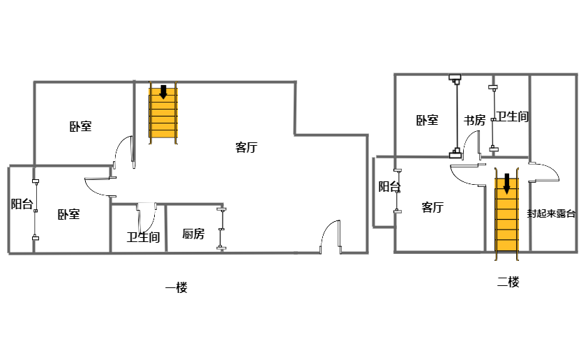 晴竹园  3室2厅2卫   560.00万客厅