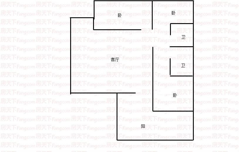 凤凰水城凤凰湾  3室2厅2卫   5000.00元/月室内图