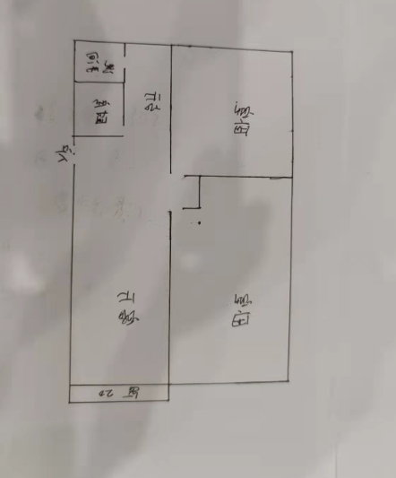 东海雅苑  2室1厅1卫   210.00万客厅