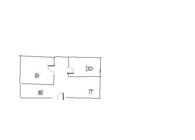 林荫河畔  1室1厅1卫   2100.00元/月室内图