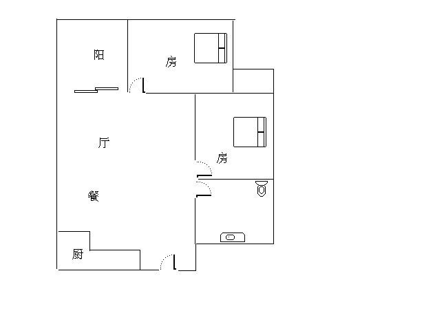 君和君泰  2室1厅1卫   180.00万客厅