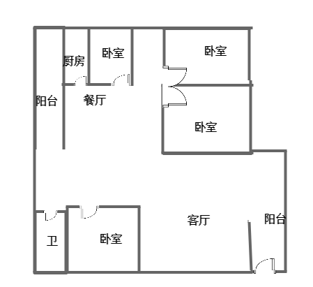 卓达东方巴哈马三期自由港湾  2室2厅1卫   225.00万客厅