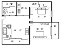 昌达新世纪花园  2室2厅1卫   280.00万客厅