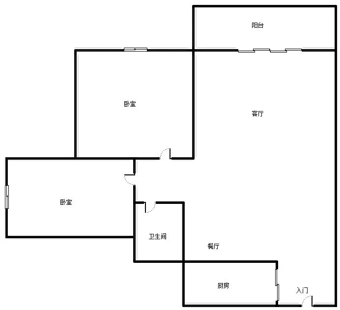 和兴家园  2室1厅1卫   210.00万客厅