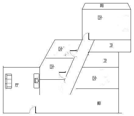 瑞海豪庭  4室1厅2卫   450.00万客厅