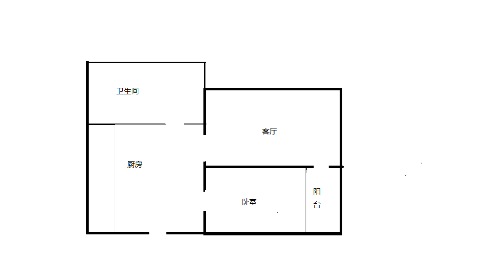 红沙丽景嘉园  1室1厅1卫   90.00万客厅