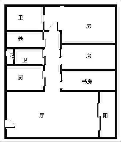 时代海岸  3室2厅2卫   550.00万客厅