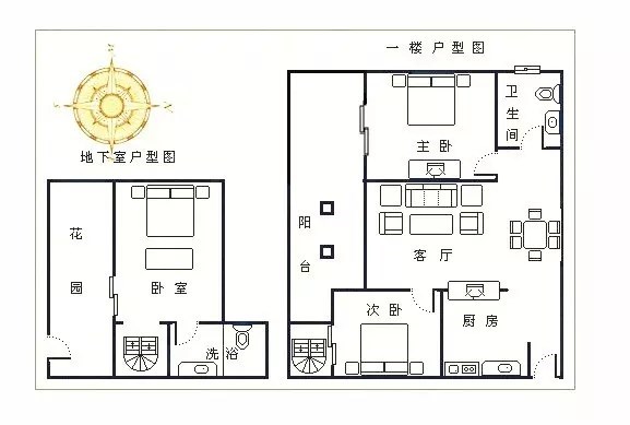 山屿湖  3室2厅2卫   3000.00元/月室内图