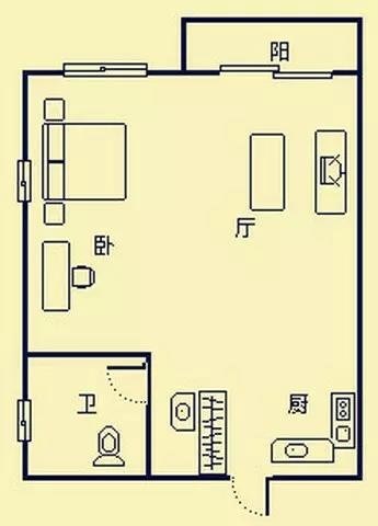 南枫悦海  1室1厅1卫   150.00万客厅