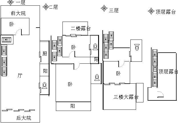 凤凰水城凤凰湾别墅(新)  4室2厅2卫   890.00万客厅