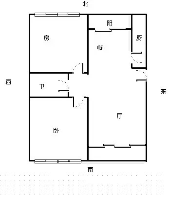 鲁能高尔夫一区公寓  2室2厅1卫   200.00万客厅