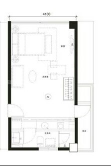 水三千  1室1厅1卫   135.00万客厅