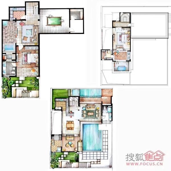 半山半岛一期  4室2厅4卫   1580.00万客厅