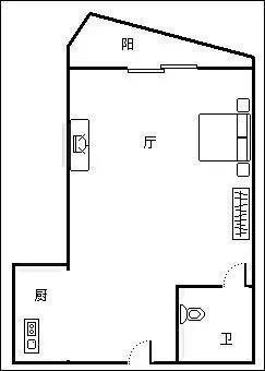 兰海花园二期  1室1厅1卫   200.00万客厅