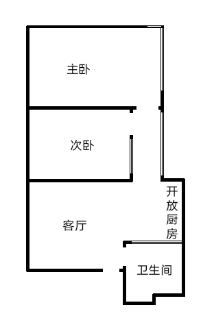 华豫苑海韵苑  2室1厅1卫   135.00万客厅