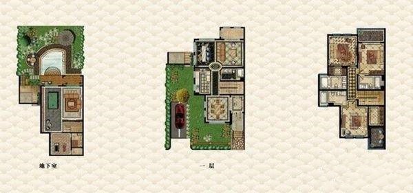 公主郡别墅三期(新)  5室2厅3卫   1550.00万客厅