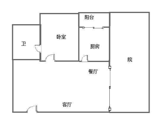 兰海滨河城市花园一区  1室1厅1卫   145.00万客厅