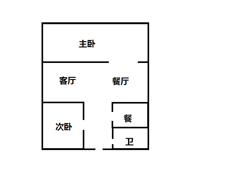 华豫苑海韵苑  2室2厅1卫   135.00万客厅