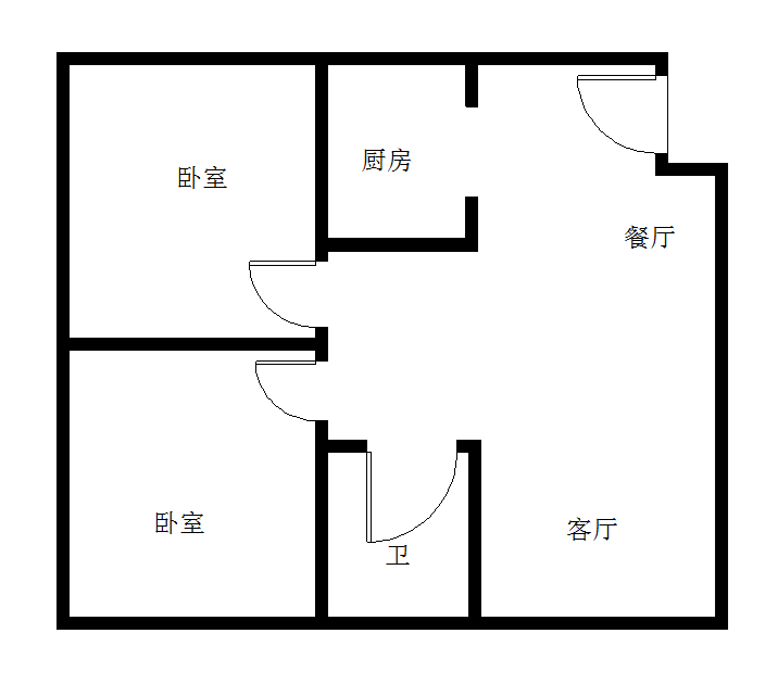 芙蓉花园  2室1厅1卫   260.00万客厅