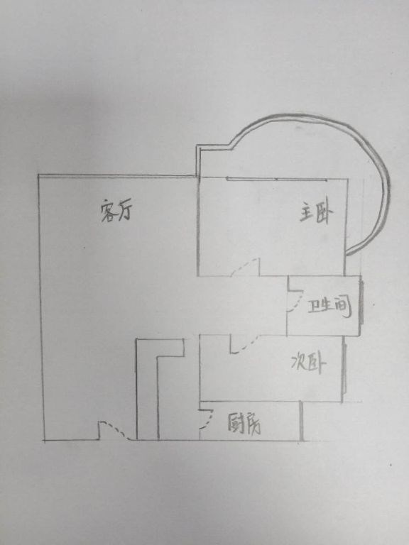 卓达东方巴哈马  2室2厅1卫   300.00万客厅