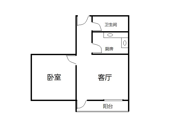 圣煜花园  1室1厅1卫   118.00万客厅