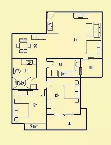 新大洲三亚印象  2室2厅2卫   500.00万客厅