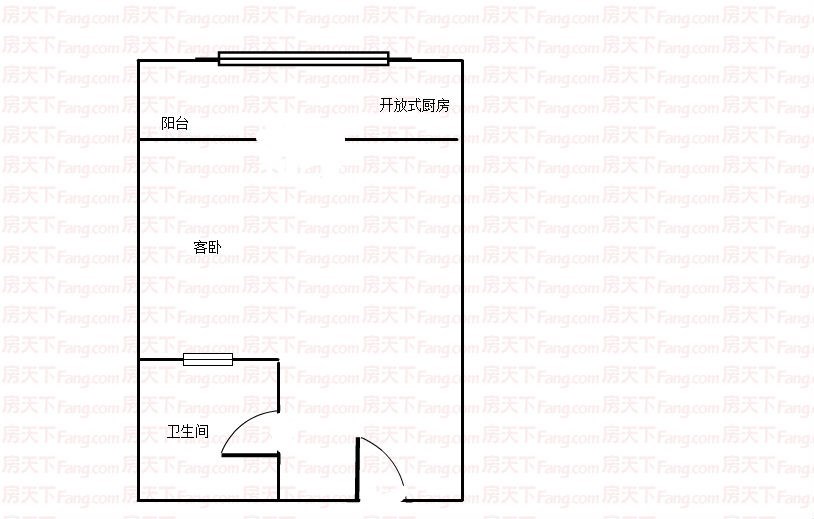 世嘉海景  1室1厅1卫   78.00万客厅