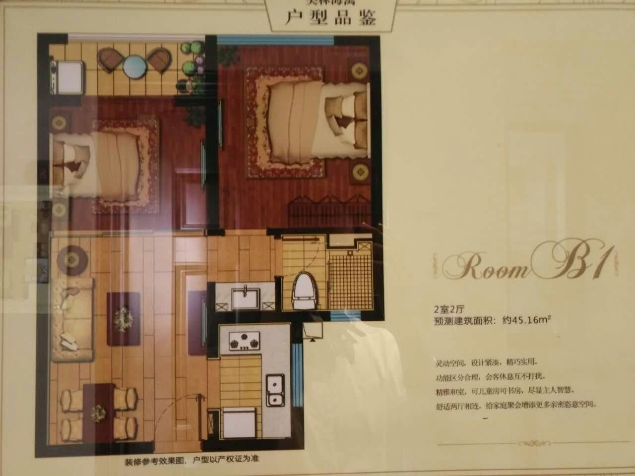 凤凰水城左岸  1室1厅1卫   150.00万客厅