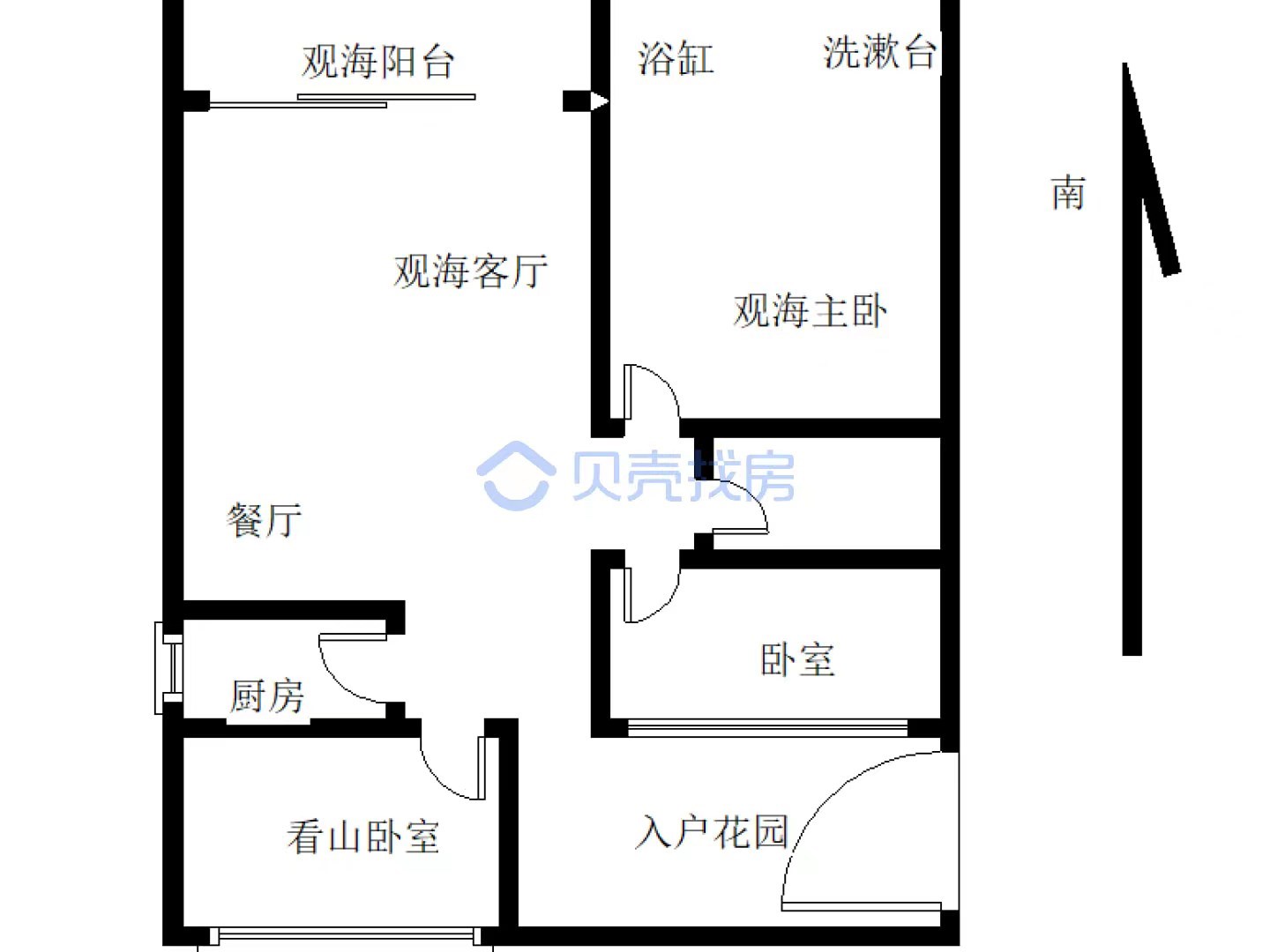 半山半岛三期东海湾  3室2厅2卫   1100.00万客厅