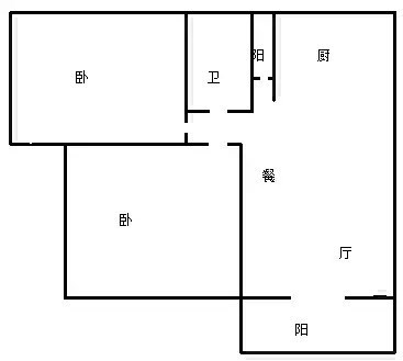 美丽新海岸  2室2厅1卫   310.00万客厅