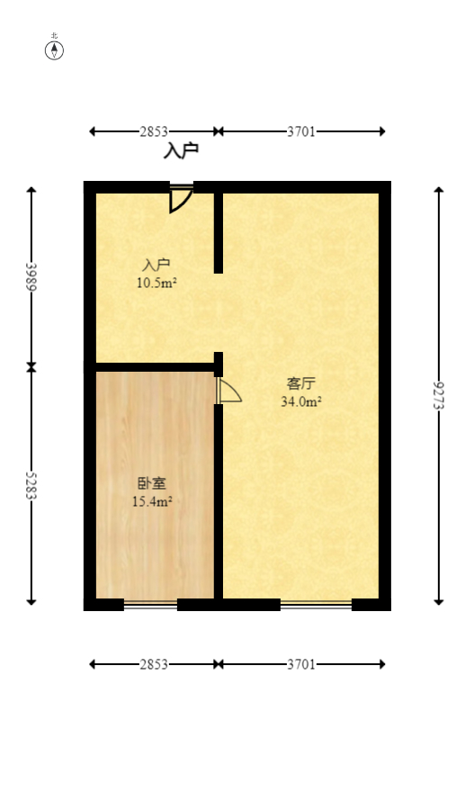 星湖湾二期高层  4室2厅2卫   92.80万室内图1