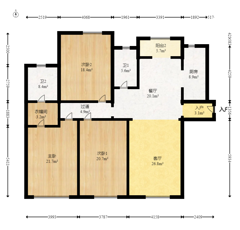 万国城(当代满庭春MOMA)一期 3室2厅2卫 110.0万 万国城(当代满庭春MOMA)一期 3室2厅2卫 110.0万客厅