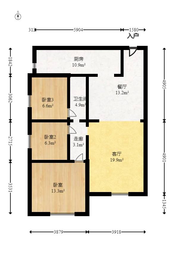 辉宏橄榄城  3室2厅1卫    66.0万 辉宏橄榄城  3室2厅1卫    66.0万客厅