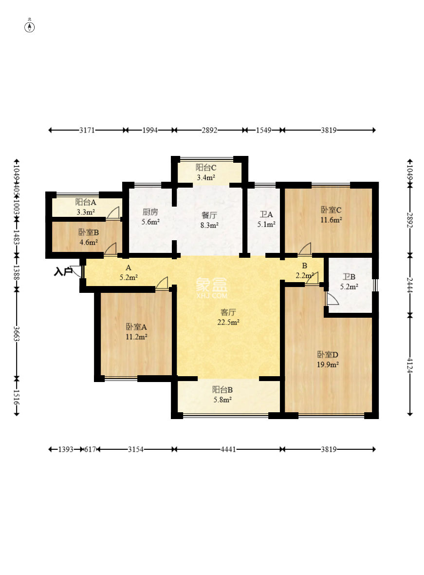 五矿沁园金城(春和景园)  4室2厅2卫    118.8万 五矿沁园金城(春和景园)  4室2厅2卫    118.8万