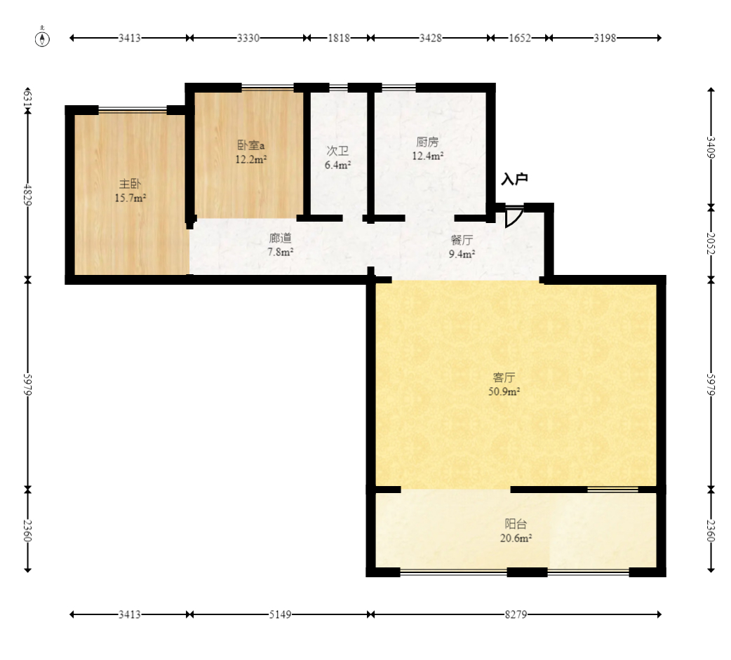 建发央著  4室2厅2卫   360.00万室内图1