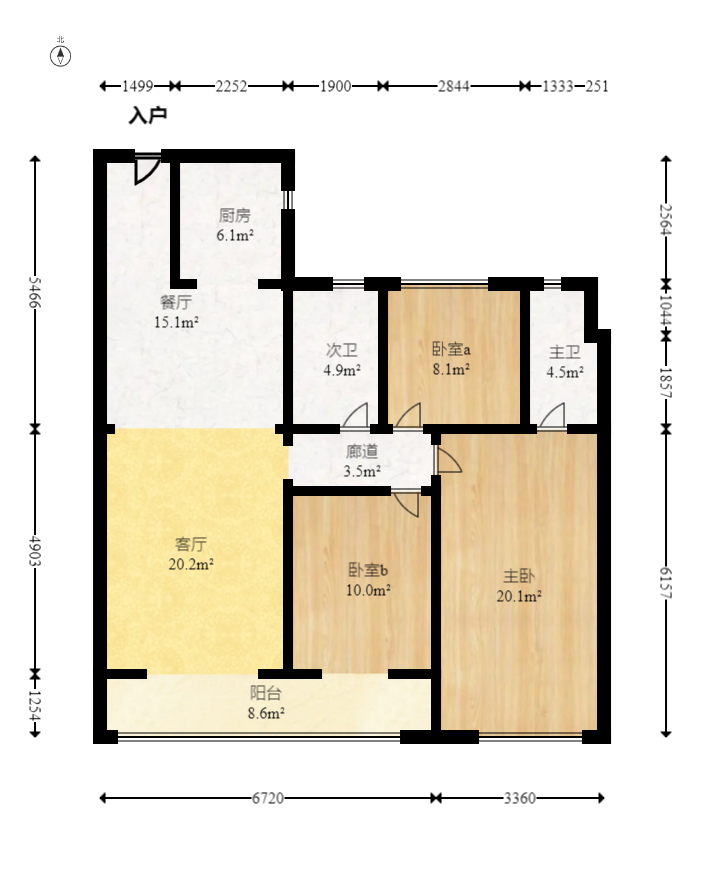 南山梅溪一方  3室2厅2卫    128.0万 南山梅溪一方  3室2厅2卫    128.0万户型图