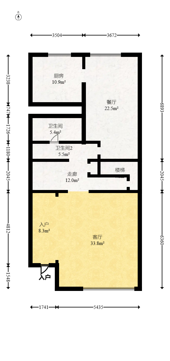 东业早安星城 5室2厅3卫 267.8万 东业早安星城 5室2厅3卫 267.8万户型图