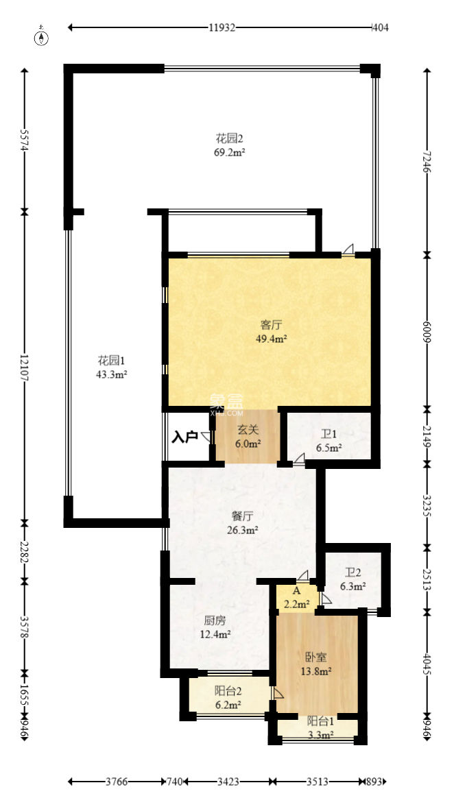 龙湖湘风原著（龙湖湘风星城）  7室4厅6卫    750.0万