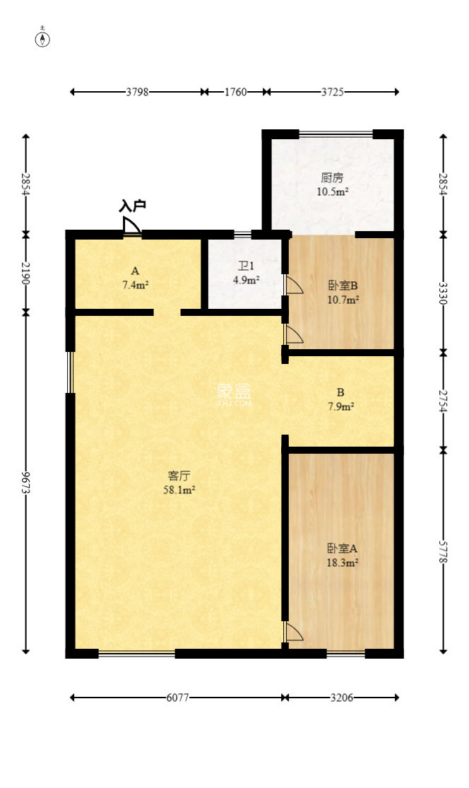 碧翠园（中房）  0室0厅0卫   470.00万
