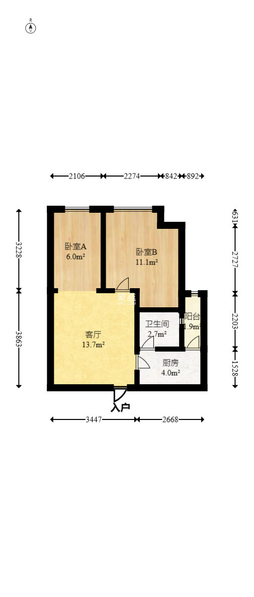 中建芙蓉工社  2室1厅1卫   45.00万