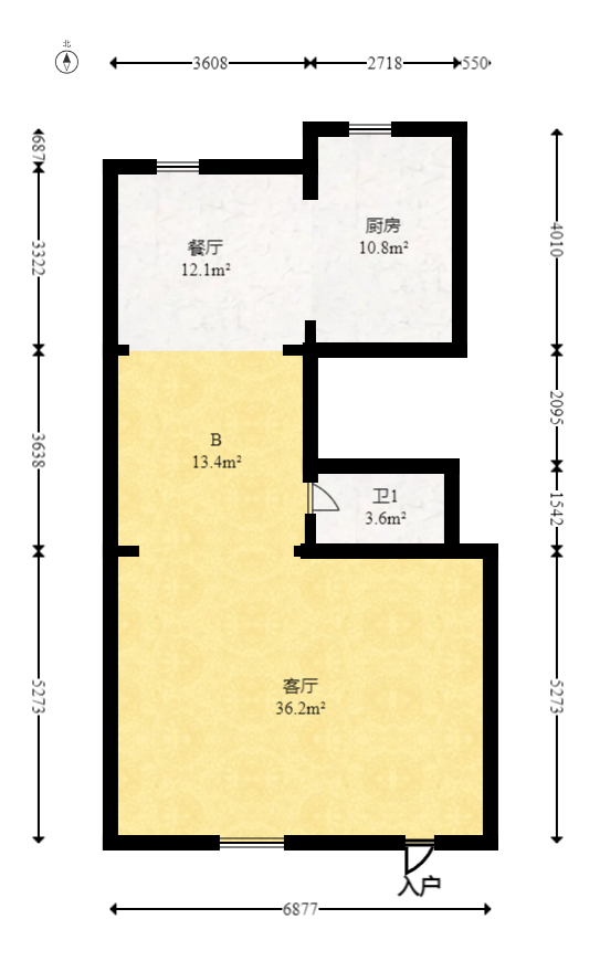 吉联小区（红墅湾）  6室2厅2卫   775.00万室内图1