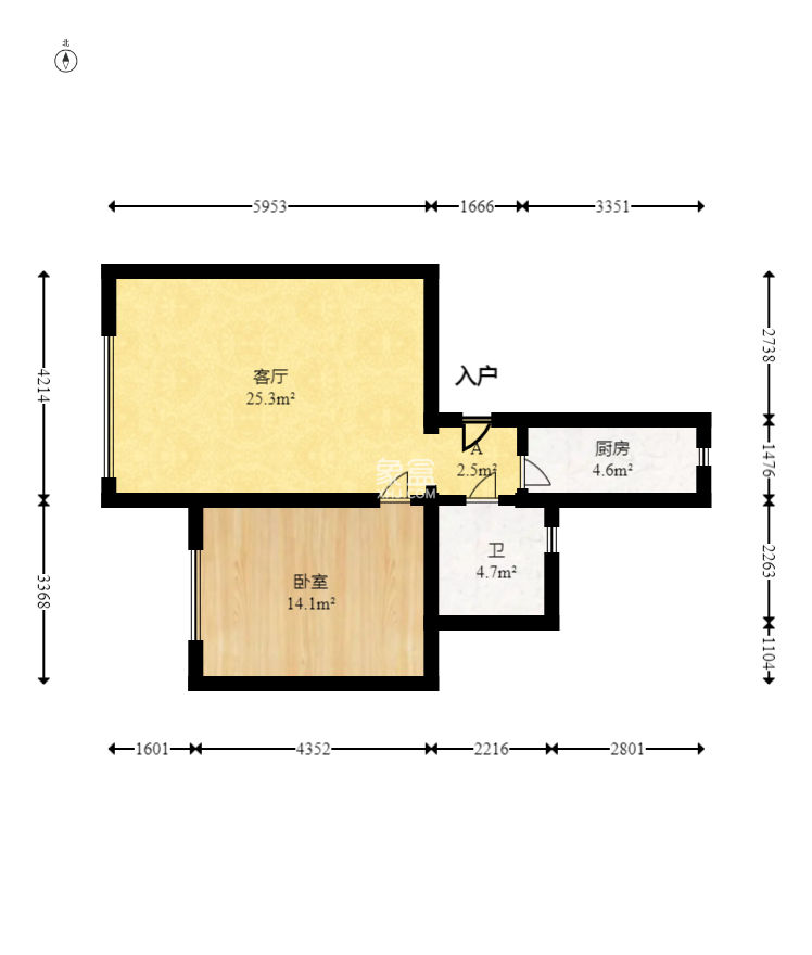 山水人家一二期  1室1厅1卫    33.5万