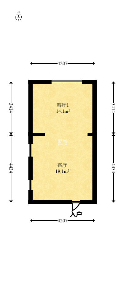 佳兆业云顶都汇  1室1厅1卫   45.00万