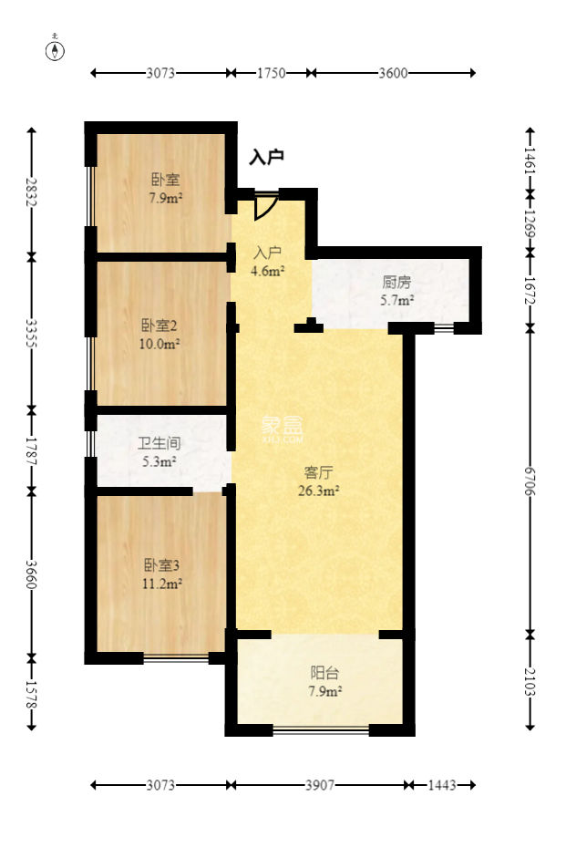 中交中央公園D4區(qū)  3室2廳1衛(wèi)   89.80萬