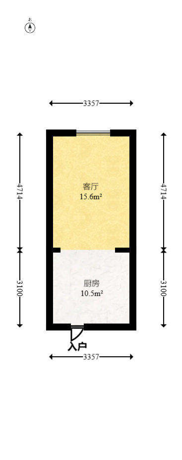 碧桂园翘楚棠  1室0厅0卫   21.80万室内图1