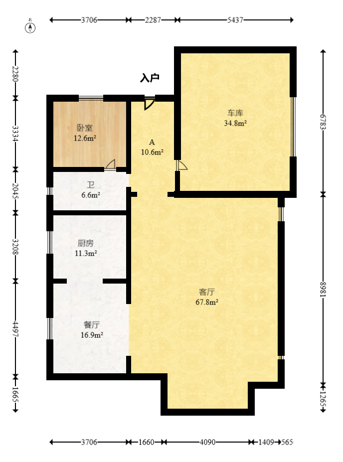 保利阆峰云墅  6室3厅4卫   776.00万室内图1
